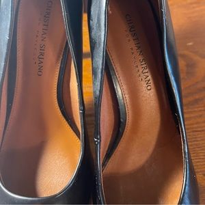 Christian Siriano black women’s heels size 9W
